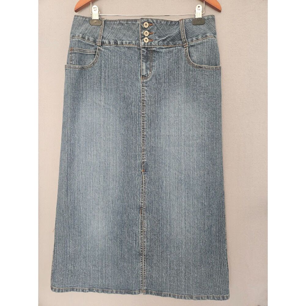 Caroline Blues Denim Skirt, size 14